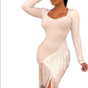 White Roaring 20’s Bodycon Dress